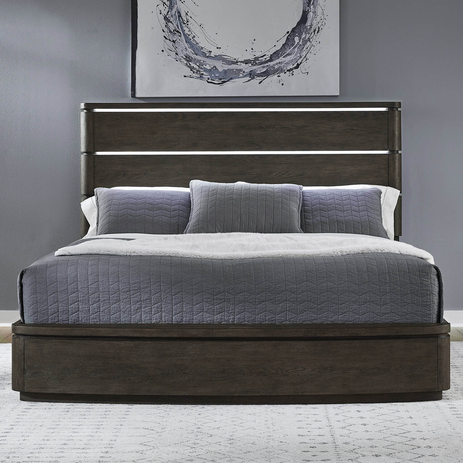 732-BR-CPB Cascade Falls King California Panel Bed 732-BR-CPB Cascade Falls King California Panel Bed