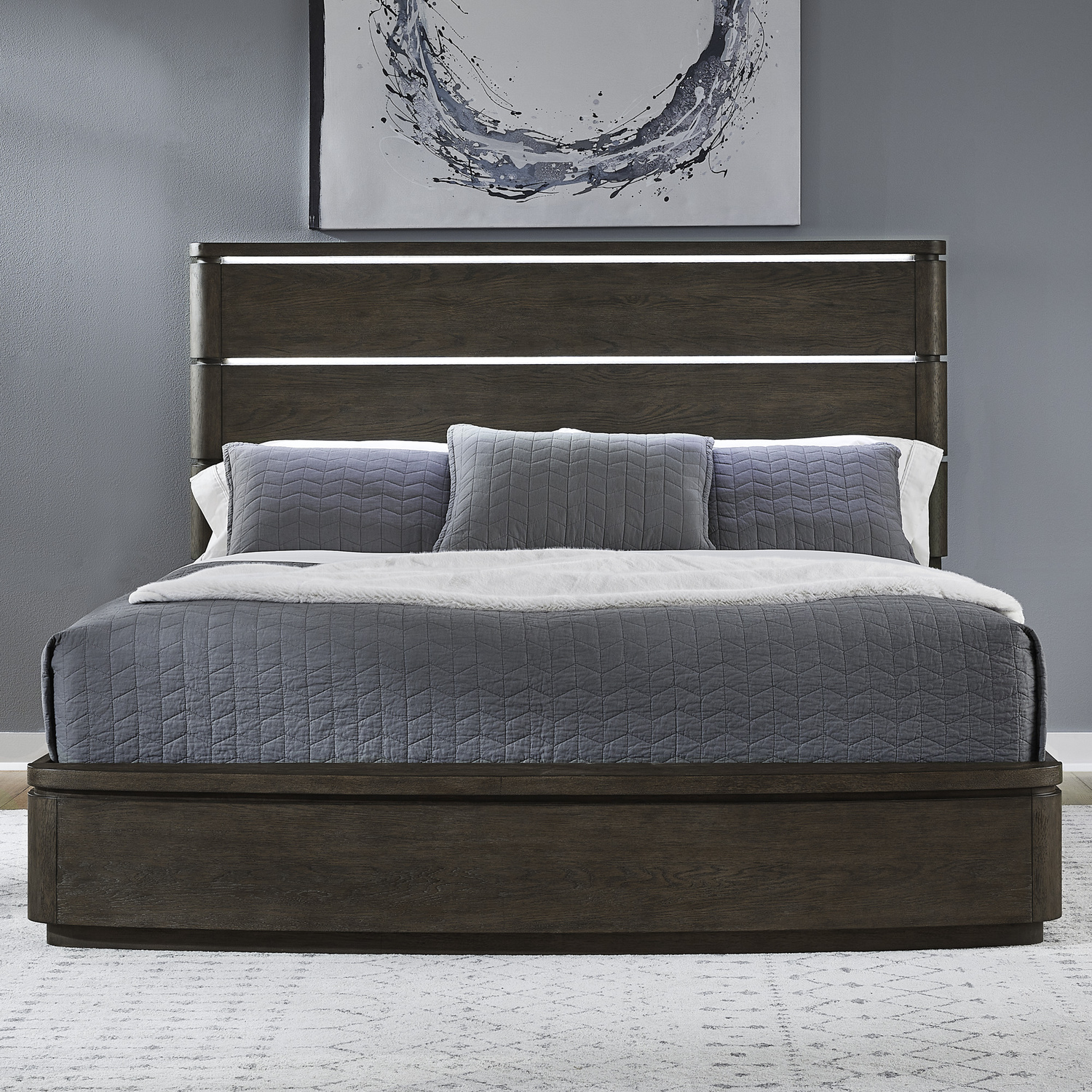 Liberty Furniture 732-BR-KPB Cascade Falls King Panel Bed Liberty Furniture 732-BR-KPB Cascade Falls King Panel Bed