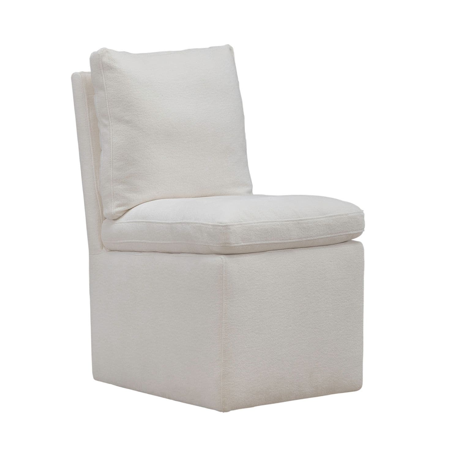 733-ADC90-IV Accent Dining Accent Dining Chair w/ Casters - Ivory 733-ADC90-IV Accent Dining Accent Dining Chair w/ Casters - Ivory