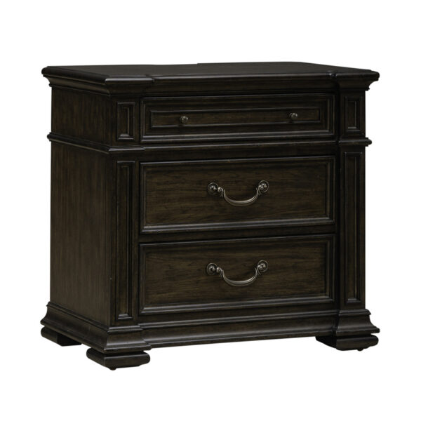 765-BR61 Providence Park Nightstand w/ Charging Station