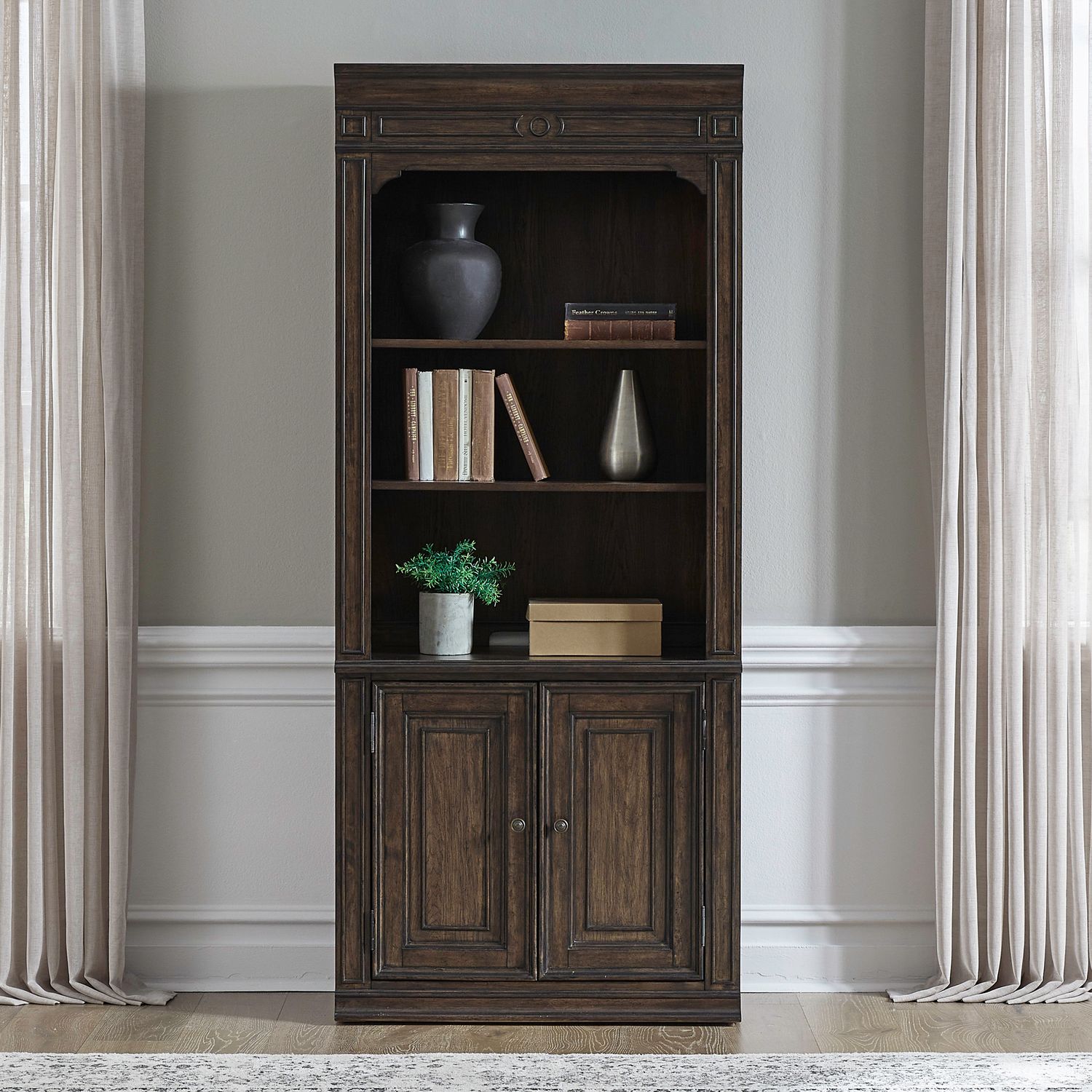 Liberty Furniture 765-HO201 Providence Park Bunching Bookcase Liberty Furniture 765-HO201 Providence Park Bunching Bookcase