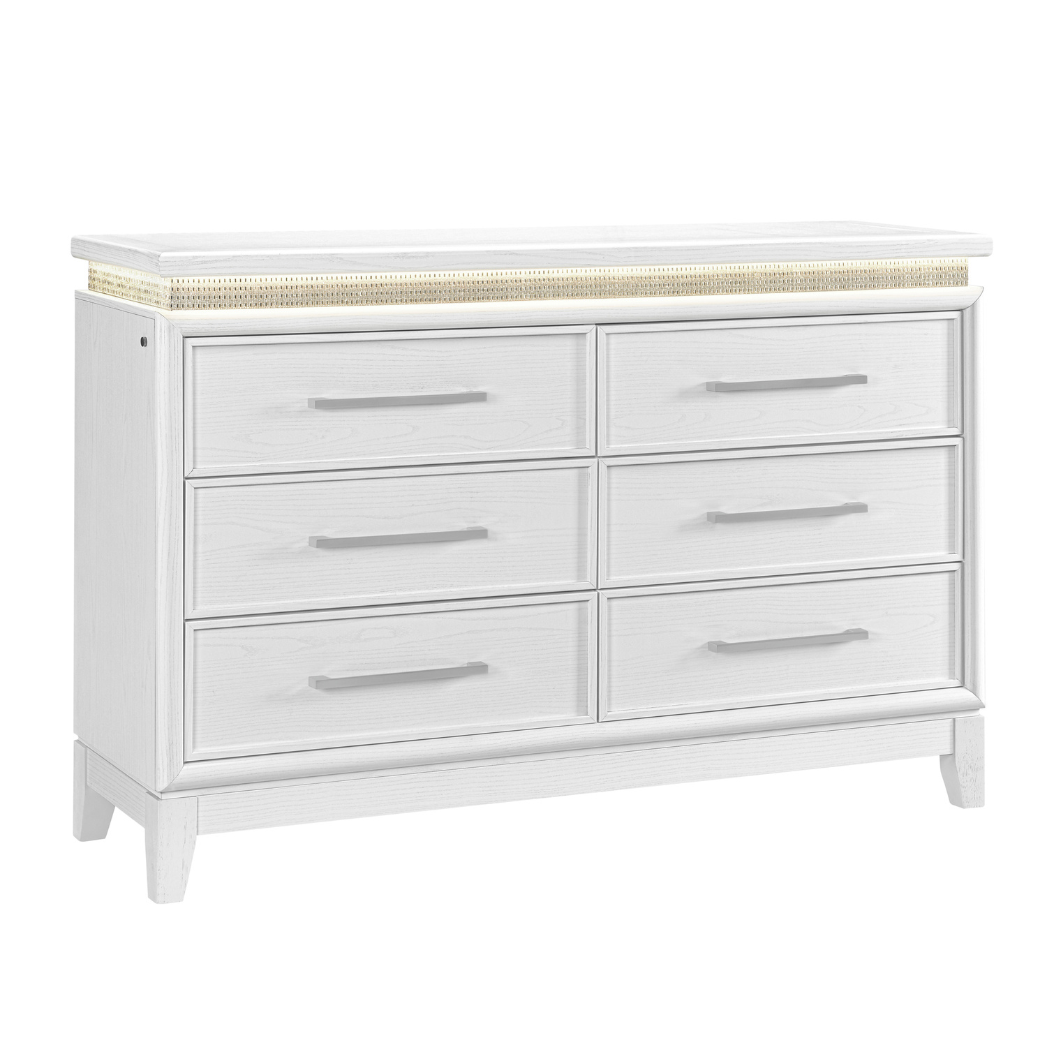 781-BR30 Reflections 6 Drawer Dresser w/ Lights 781-BR30 Reflections 6 Drawer Dresser w/ Lights