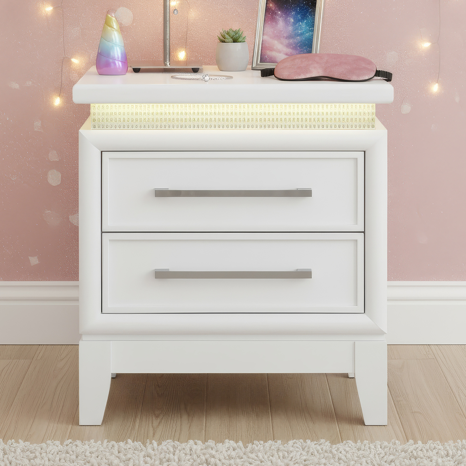 Liberty Furniture 781-BR60 Reflections Nightstand w/ Charging Station Liberty Furniture 781-BR60 Reflections Nightstand w/ Charging Station