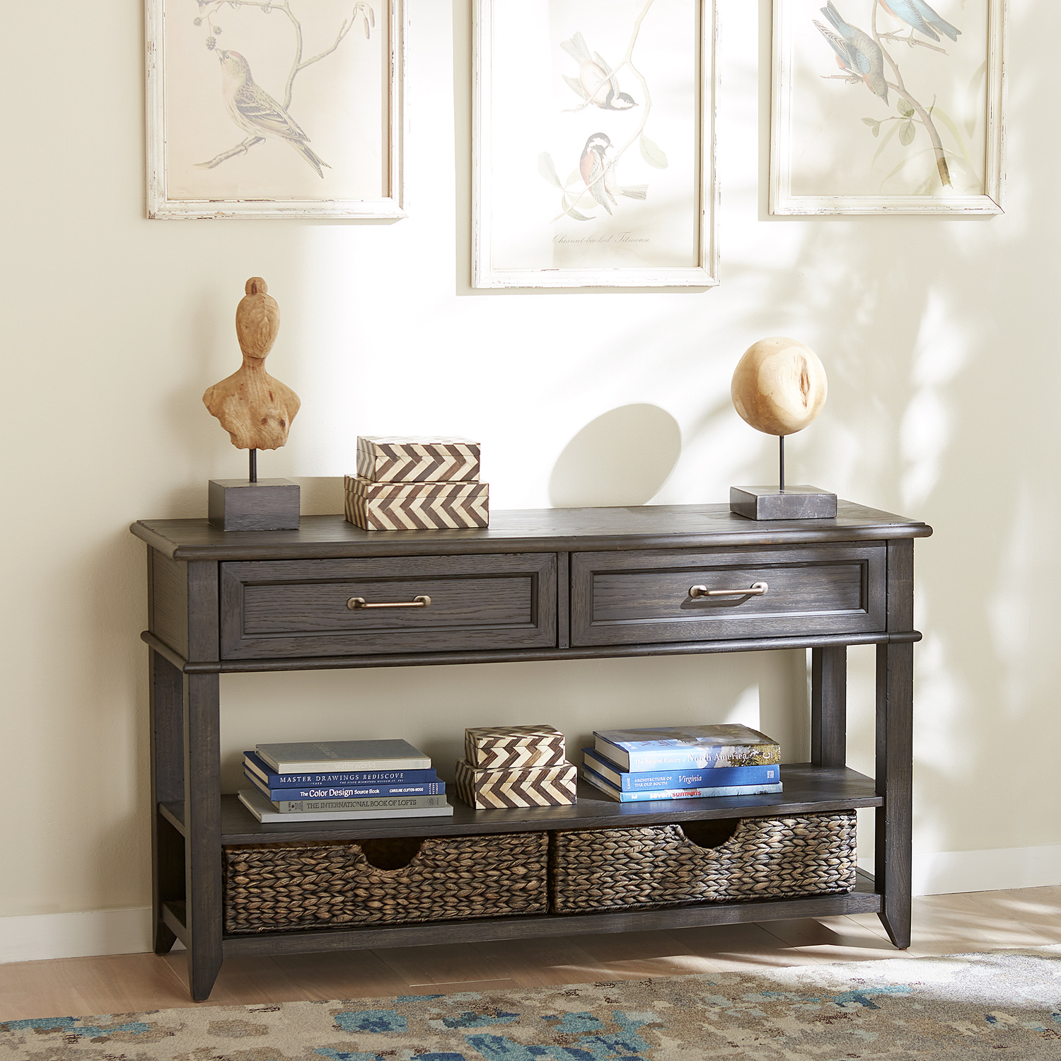 Liberty Furniture 792-OT1030 Mill Creek 2 Drawer Sofa Table Liberty Furniture 792-OT1030 Mill Creek 2 Drawer Sofa Table