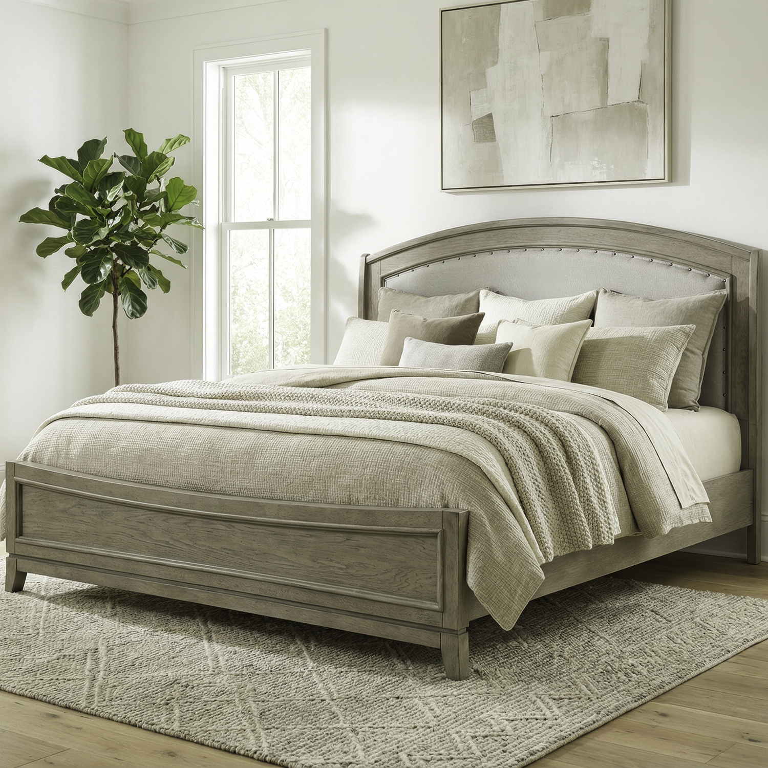 Liberty Furniture 805-BR-KUB Avalon King Uph Bed Liberty Furniture 805-BR-KUB Avalon King Uph Bed