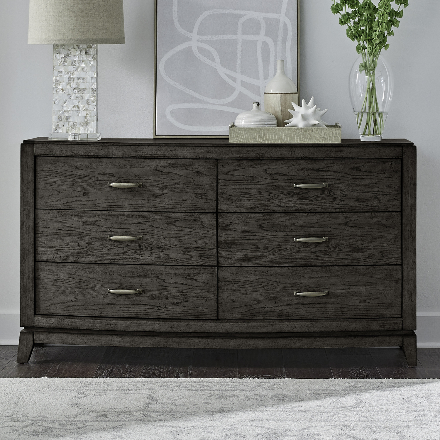 Liberty Furniture 805B-BR31 Avalon 6 Drawer Dresser Liberty Furniture 805B-BR31 Avalon 6 Drawer Dresser