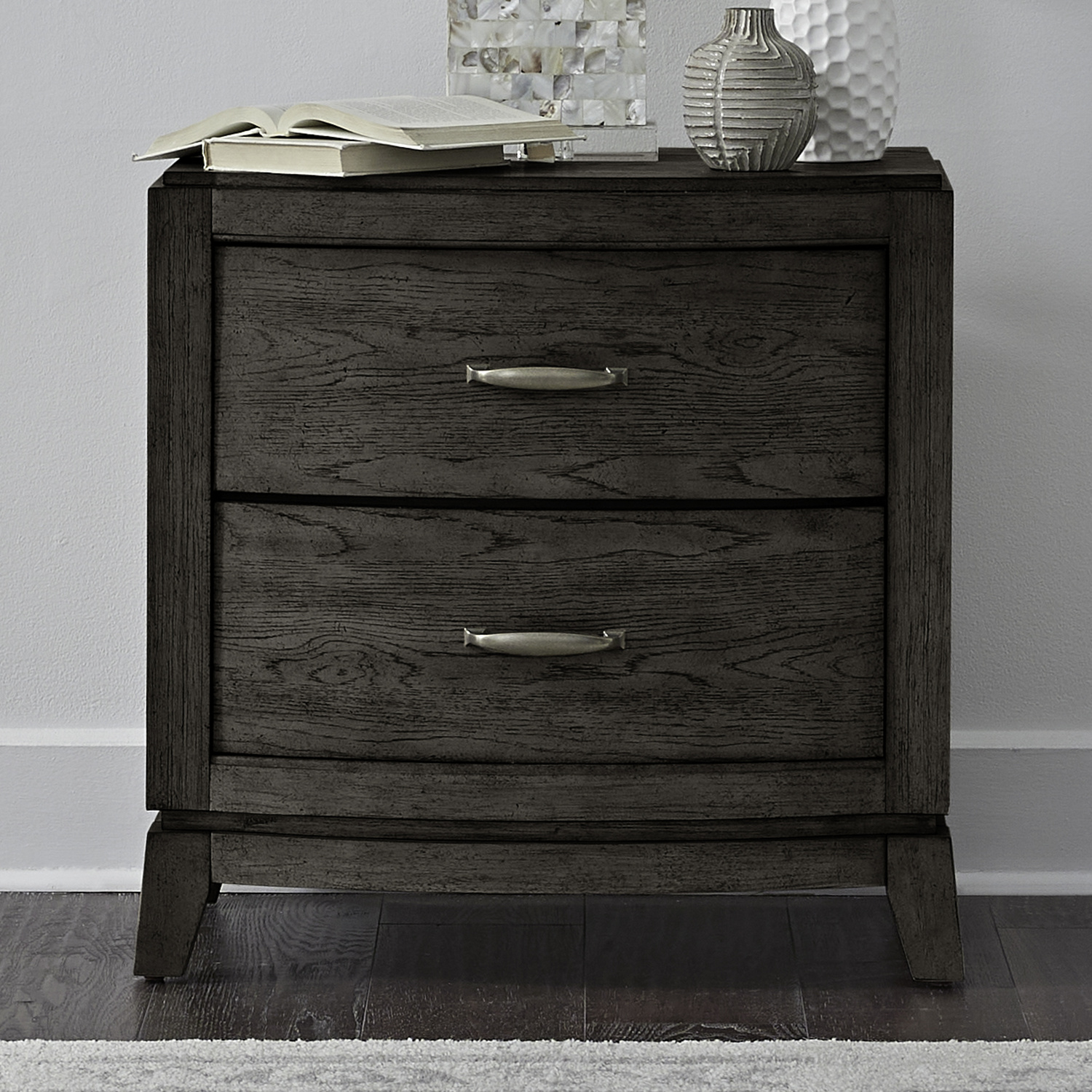 Liberty Furniture 805B-BR61 Avalon Nightstand w/ Charging Station Liberty Furniture 805B-BR61 Avalon Nightstand w/ Charging Station