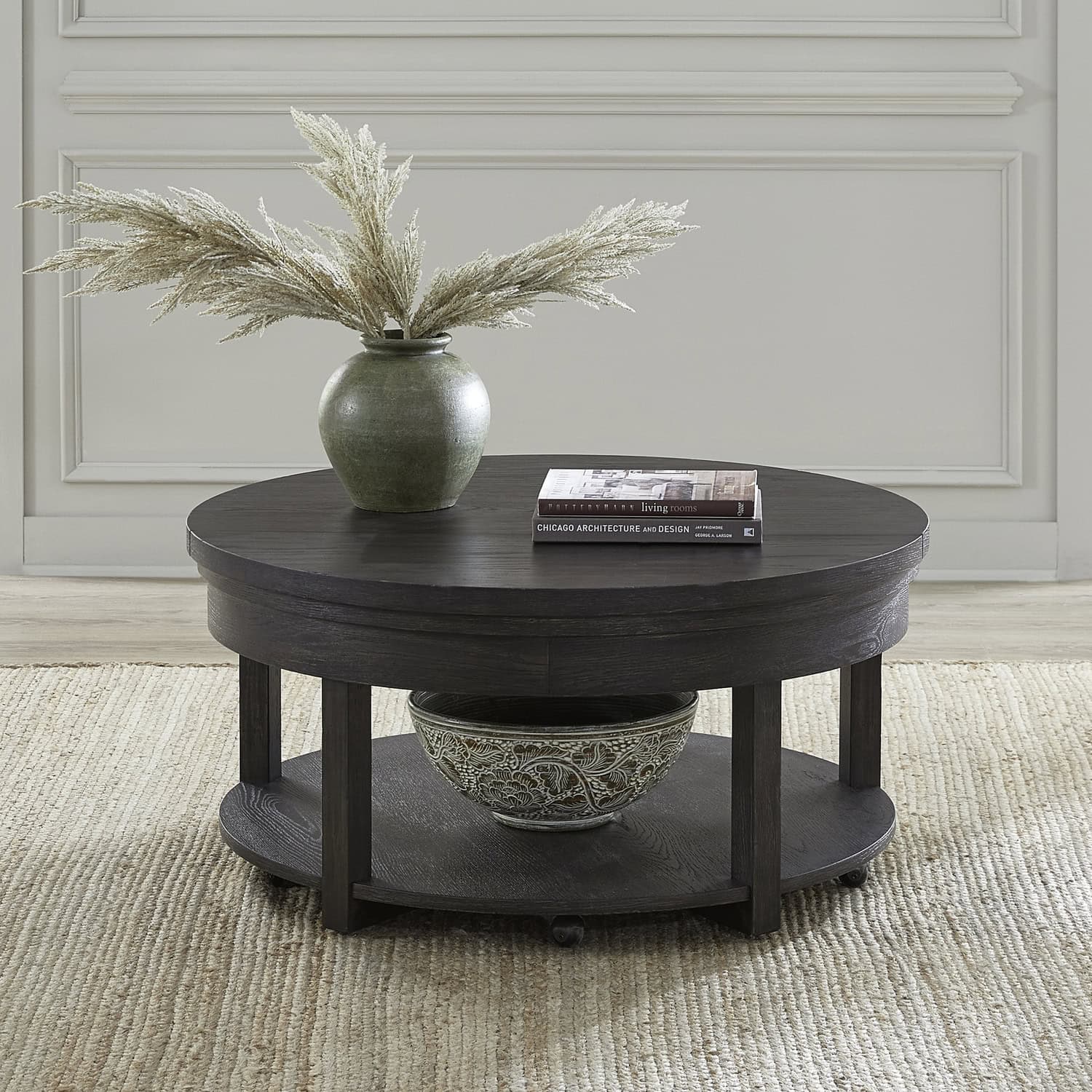 811-OT1010 Weston Round Lift Top Cocktail Table 811-OT1010 Weston Round Lift Top Cocktail Table