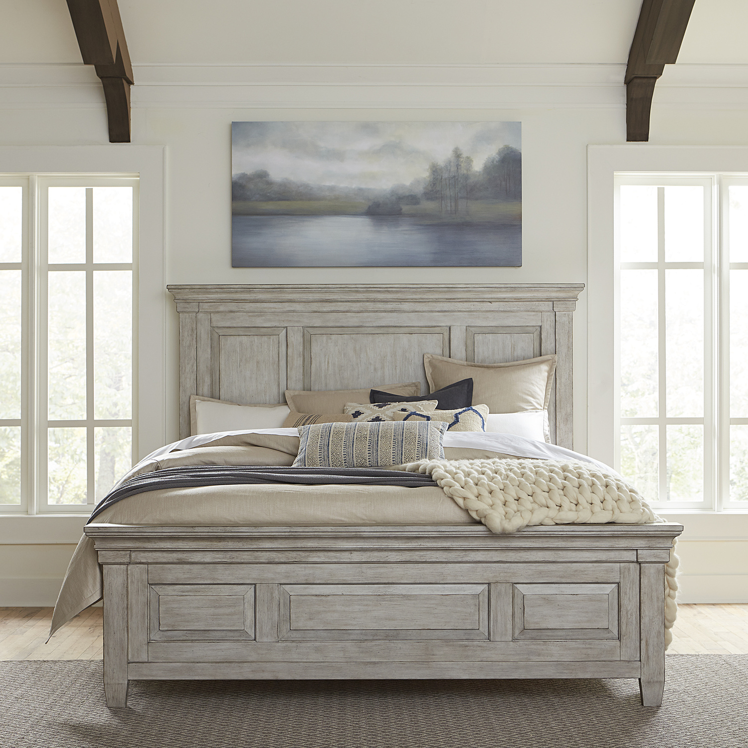 Liberty Furniture 824-BR-CPB Heartland King California Panel Bed Liberty Furniture 824-BR-CPB Heartland King California Panel Bed