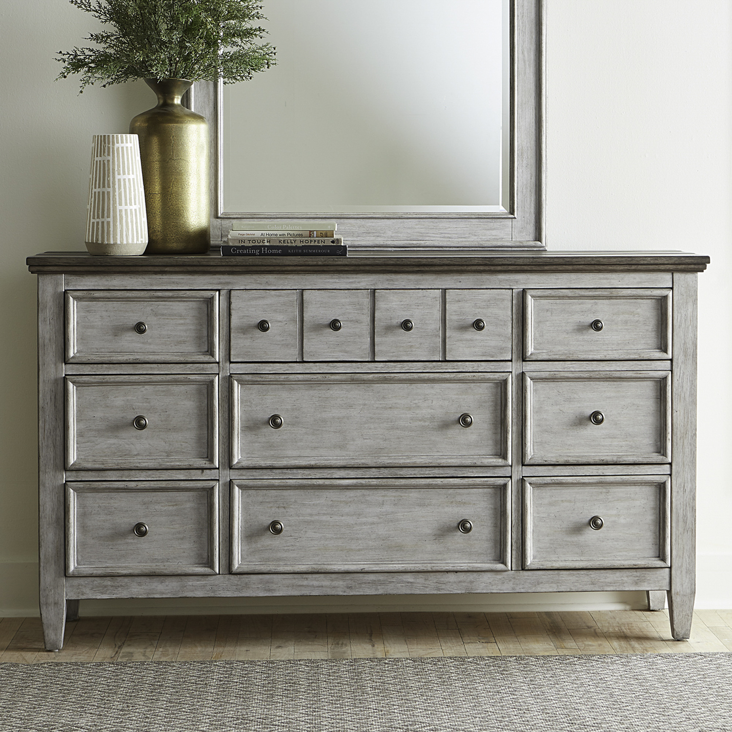 Liberty Furniture 824-BR31 Heartland 9 Drawer Dresser Liberty Furniture 824-BR31 Heartland 9 Drawer Dresser