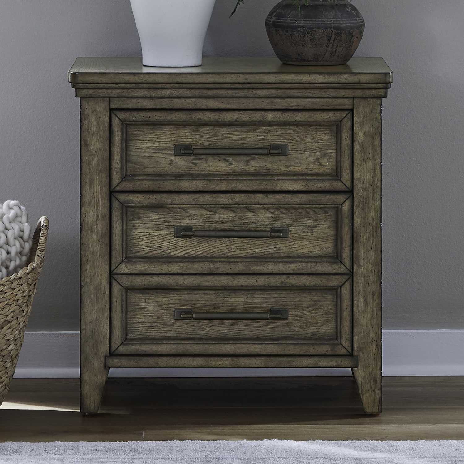 Liberty Furniture 930-BR61 Carolina Park Nightstand w/ Charging Station Liberty Furniture 930-BR61 Carolina Park Nightstand w/ Charging Station