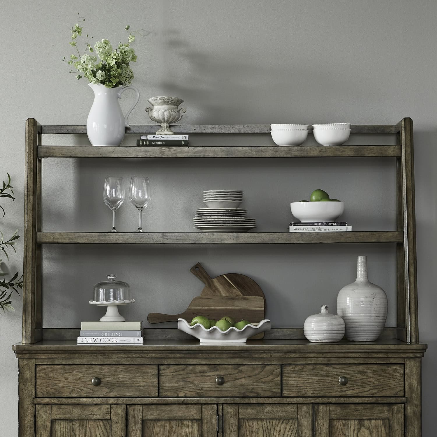 930-SH6638 Carolina Park Server Hutch 930-SH6638 Carolina Park Server Hutch