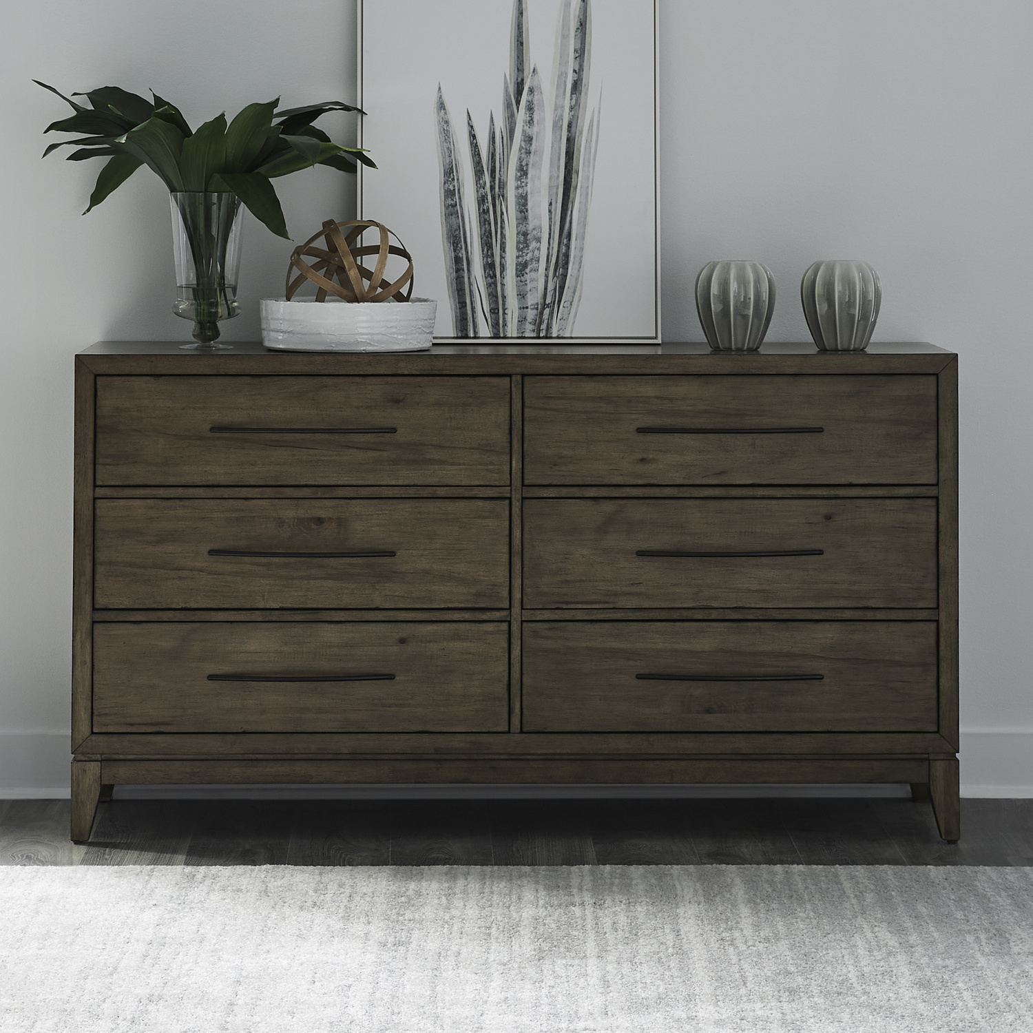 Liberty Furniture 936-BR31 Shaker Lakes 6 Drawer Dresser Liberty Furniture 936-BR31 Shaker Lakes 6 Drawer Dresser