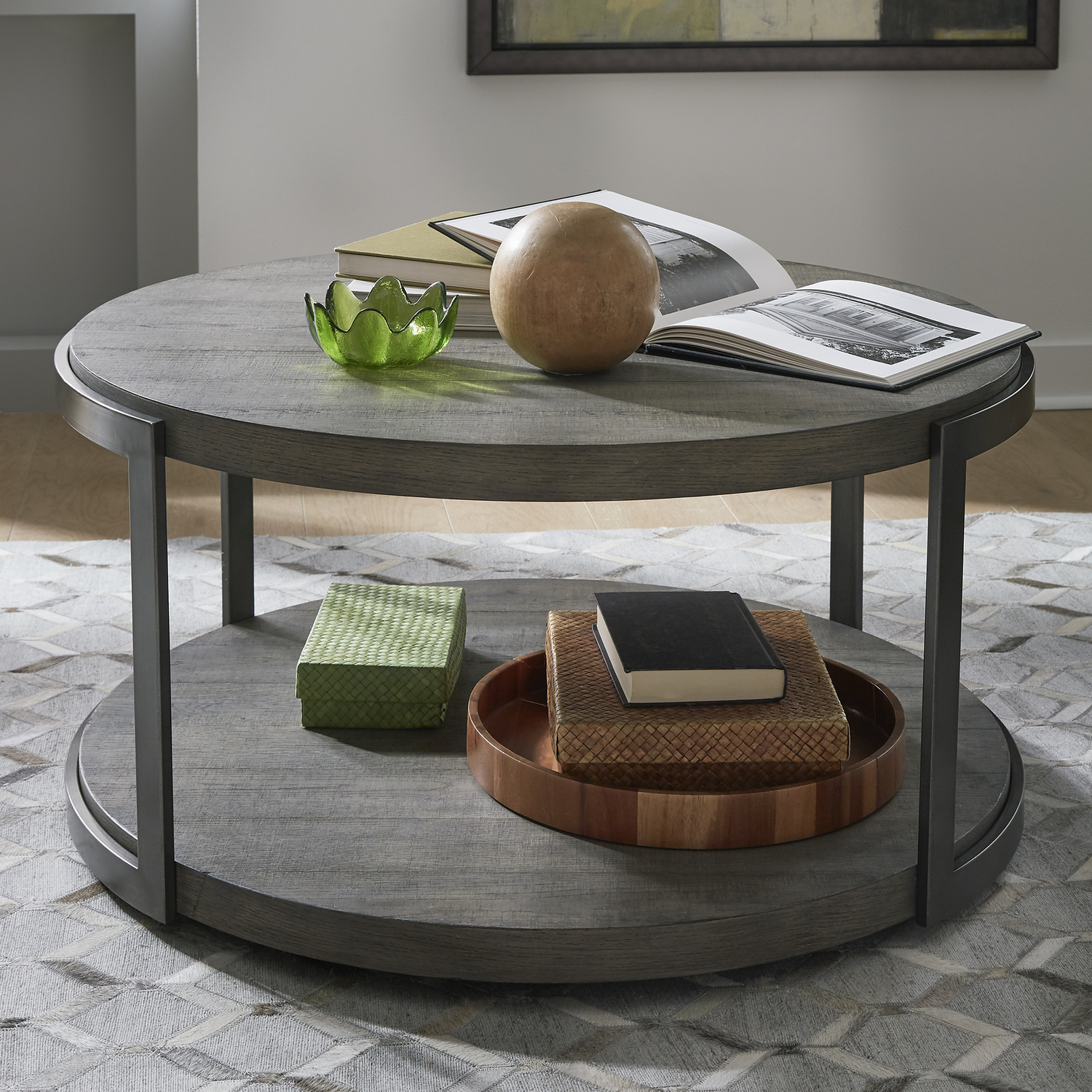Liberty Furniture 960-OT1010 Modern View Round Cocktail Table Liberty Furniture 960-OT1010 Modern View Round Cocktail Table