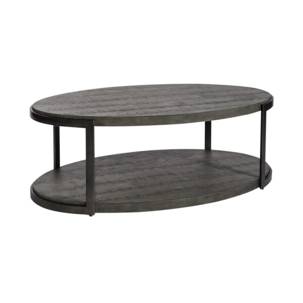 960-OT1012 Modern View Oval Cocktail Table