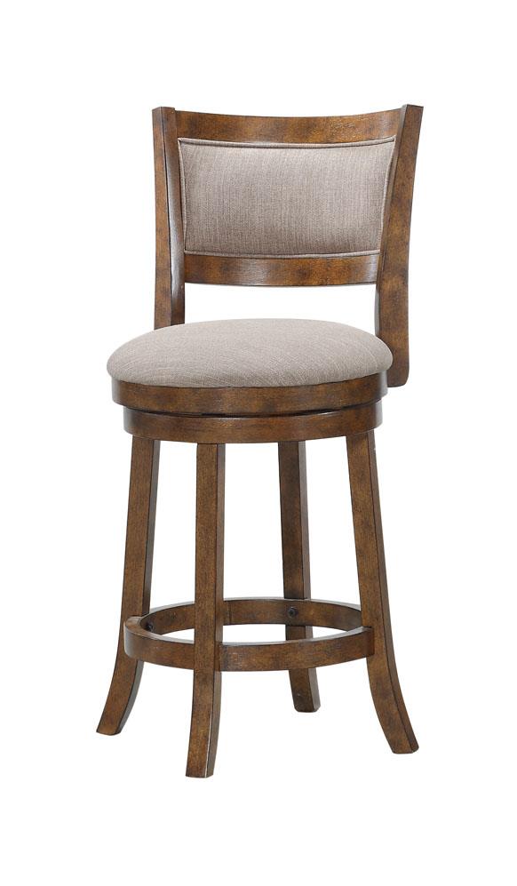Avalon Furniture D01811 GC 24" Swivel Stool - Burnt Brown