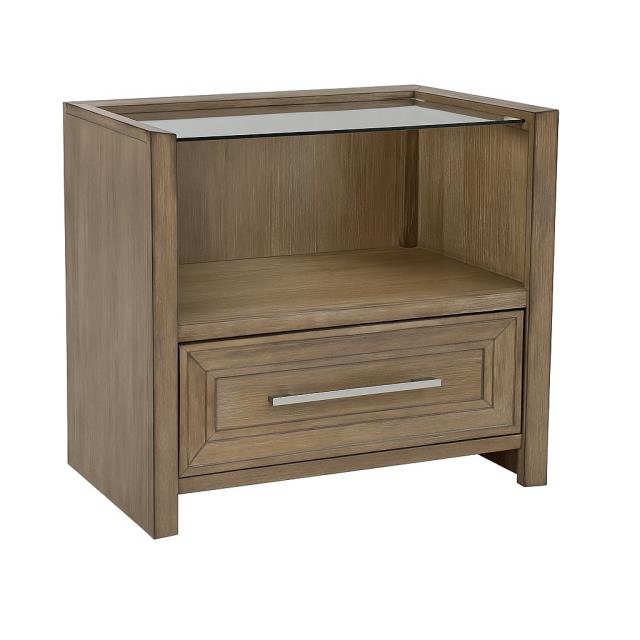 Avalon Furniture B00988 ON Open Nightstand-Usb/Led Avalon Furniture B00988 ON Open Nightstand-Usb/Led