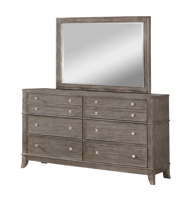 Avalon Furniture B0193A M Mirror - Brushed Gray Avalon Furniture B0193A M Mirror - Brushed Gray