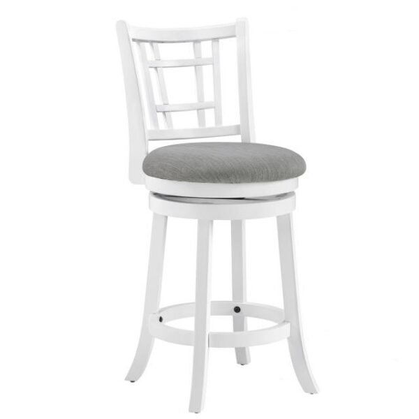 Avalon Furniture D02406 GC 24" Swivel Stool - White