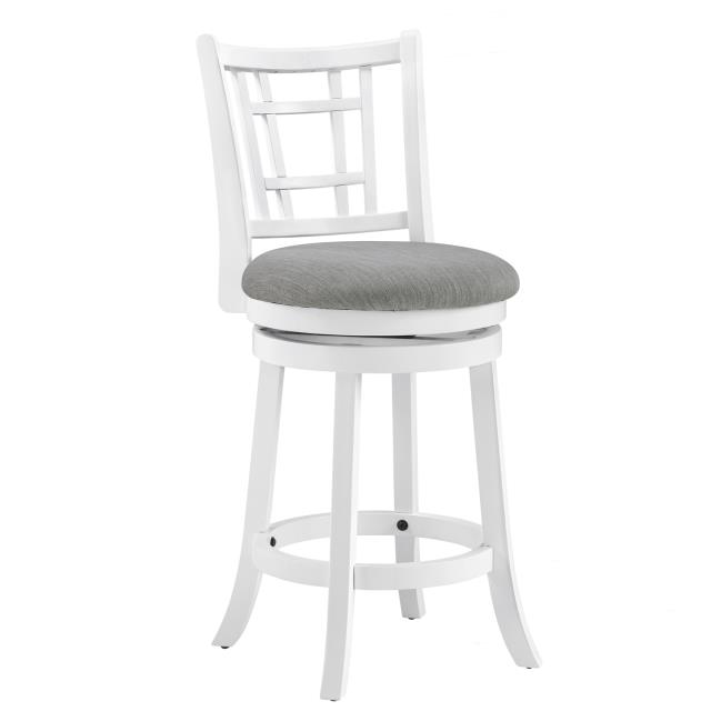 Avalon Furniture D02406 GC 24" Swivel Stool - White Avalon Furniture D02406 GC 24" Swivel Stool - White