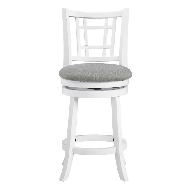 Avalon Furniture D02406 GC 24" Swivel Stool - White Avalon Furniture D02406 GC 24" Swivel Stool - White