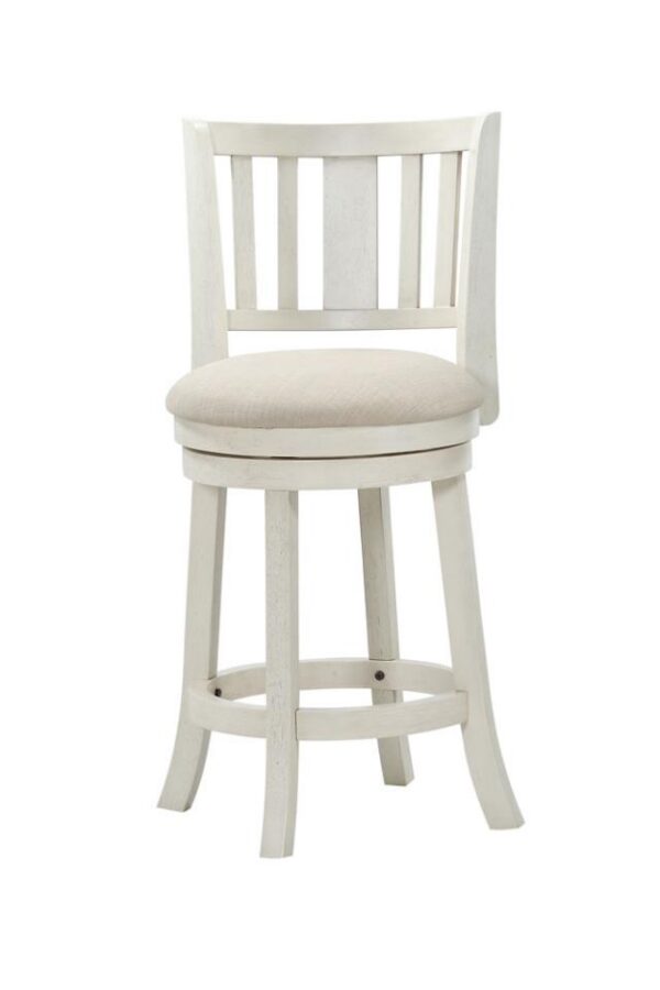 Avalon Furniture D01822 GC 24" Swivel Stool- Antique White