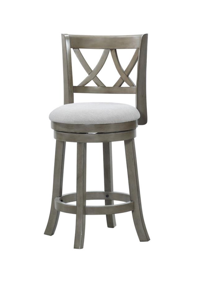 Avalon Furniture D01833 GC 24" Swivel Stool- Antique Grey Avalon Furniture D01833 GC 24" Swivel Stool- Antique Grey