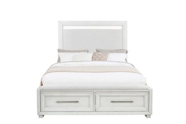Avalon Furniture B00967 5/0 STG-BENCH Queen - Storage Bench Fb Bed