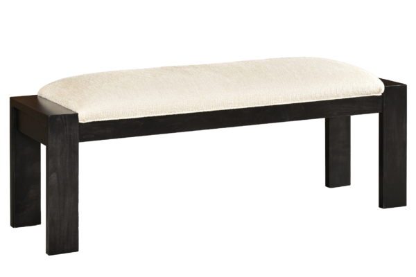 Country View Woodworking BEN-50-44BM 44" Expressions bench with upholstered seat