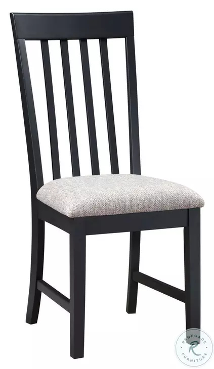 Avalon Furniture D00507-PDC Black And Oak Dining Chair Set Of 2