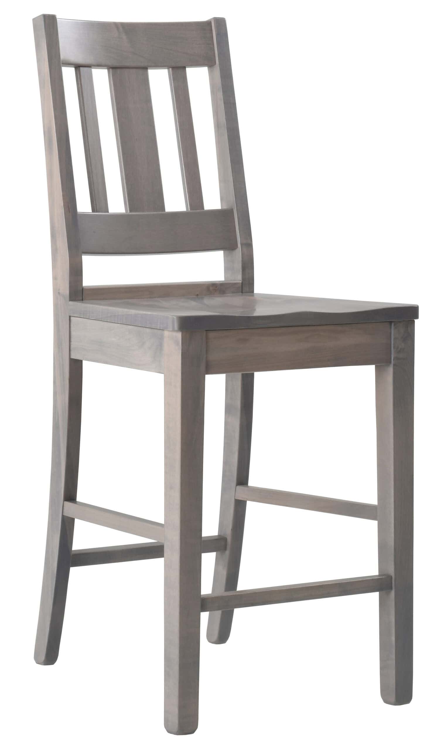 Country View Woodworking ES-DBC-55-24BM Brown Maple Casual 24'' Side Counter Chairs Country View Woodworking ES-DBC-55-24BM Brown Maple Casual 24'' Side Counter Chairs
