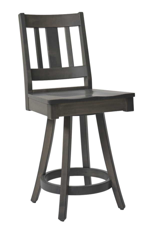 Country View Woodworking DBS-48-30 30'' Swivel Bar Chair
