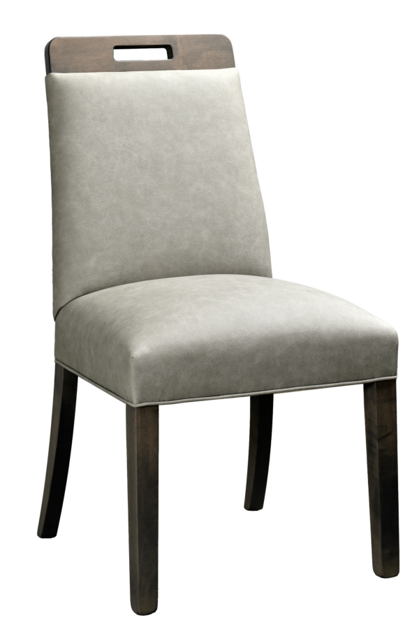 Country View Woodworking MIYW-106BM Camille Side Chair Brown Maple