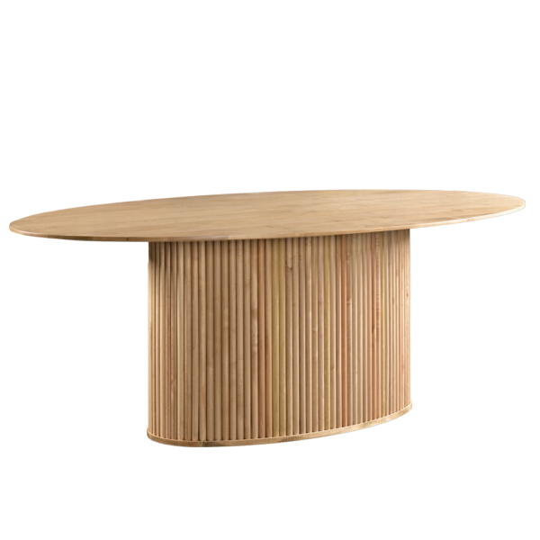 Country View Woodworking DNDS-4872OVSWM Denali 48''  X  72''   Oval  ( solid top ) Wormy Maple Top - Brown Maple Aprons & Base