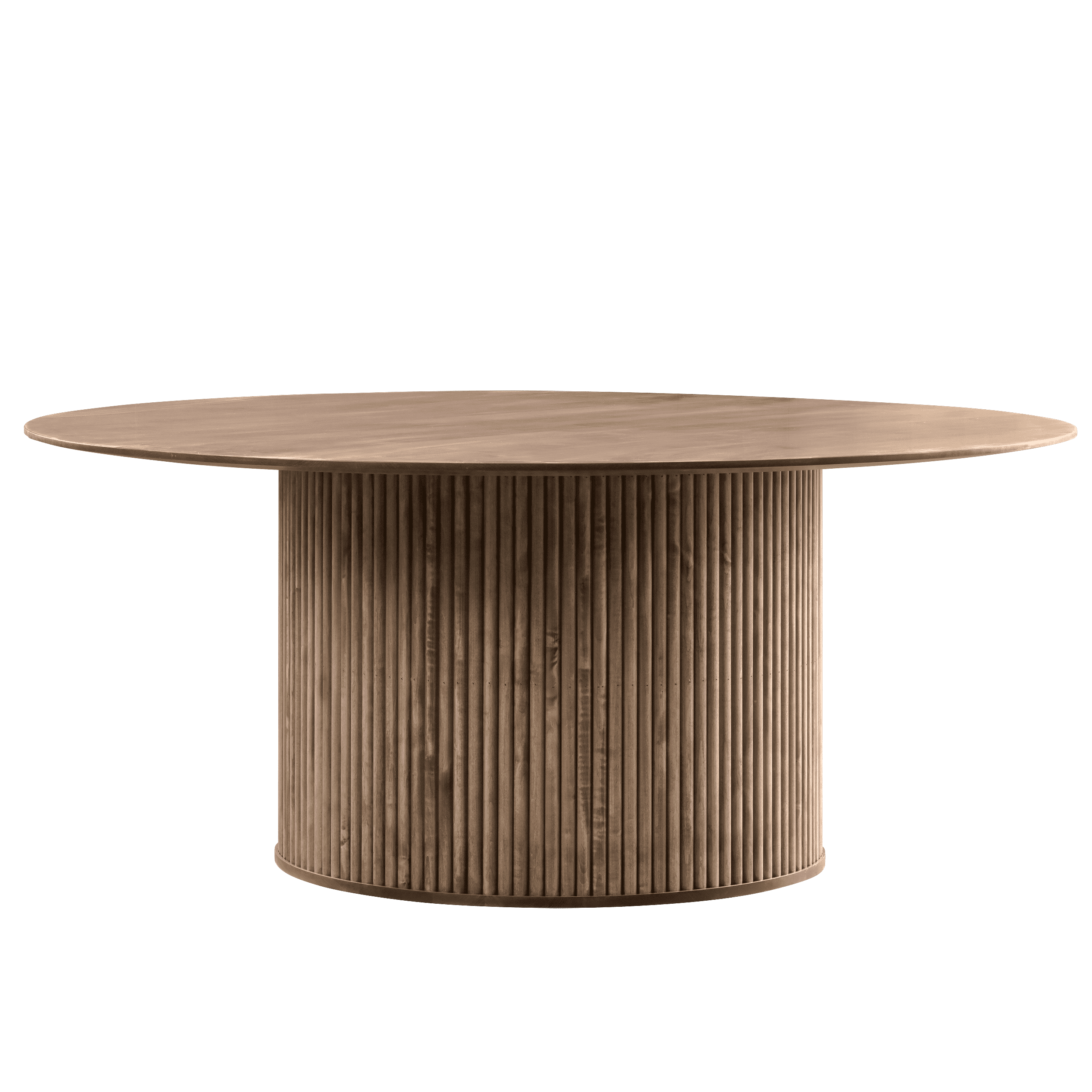 Country View Woodworking DNDS-4848SO Denali 48'' X 48'' Round ( solid top ) Red Oak Top - Brown Maple Aprons & Base Country View Woodworking DNDS-4848SO Denali 48'' X 48'' Round ( solid top ) Red Oak Top - Brown Maple Aprons & Base