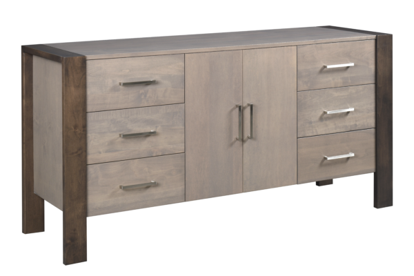 Country View Woodworking EL1866BM Brown Maple 66'' Elite Buffet ( 66''w x 21 1/2'' d x 36''h )