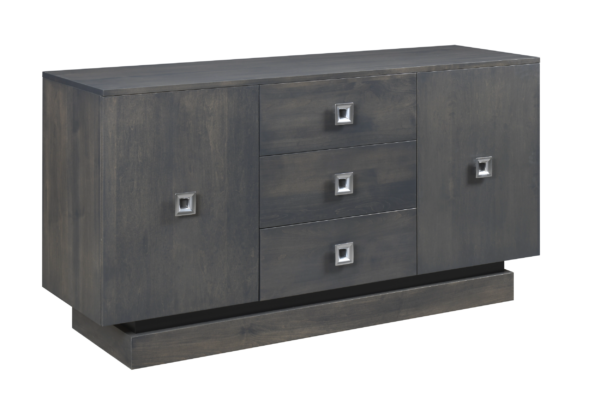Country View Woodworking EL2572BM Brown Maple 72'' Elite Buffet ( 72''w x 20'' d x 33''h )