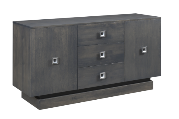 Country View Woodworking EL2566BM Brown Maple 66'' Elite Buffet ( 66''w x 20'' d x 33''h )