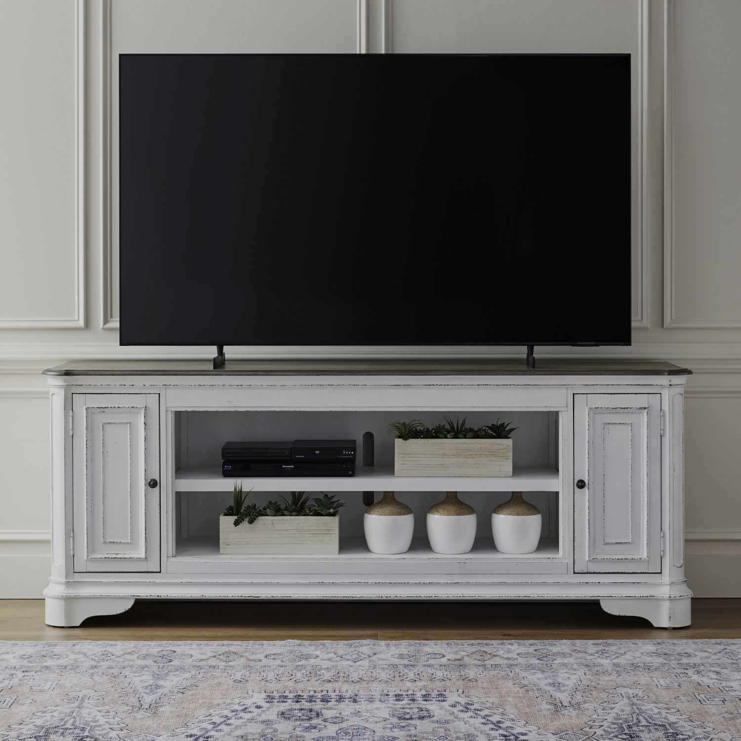 Liberty Furniture FIRE-244-TV82FTS Fireplace TV Consoles 82 Inch Fireplace TV Console Liberty Furniture FIRE-244-TV82FTS Fireplace TV Consoles 82 Inch Fireplace TV Console