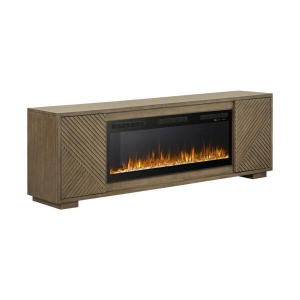 FIRE-BOX-214-84FTS Fireplace TV Consoles 214 84 Inch Console w/ Fire FTS