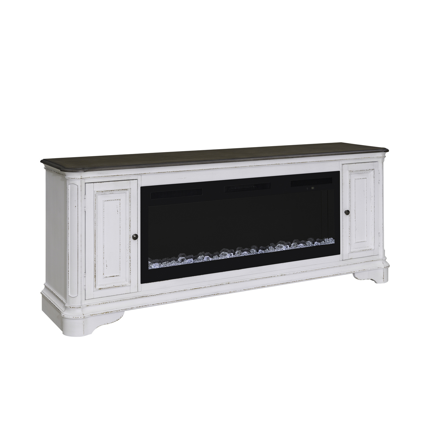 FIRE-BOX-244-82FTS Fireplace TV Consoles 244 82 Inch Console w/ Fire FTS FIRE-BOX-244-82FTS Fireplace TV Consoles 244 82 Inch Console w/ Fire FTS