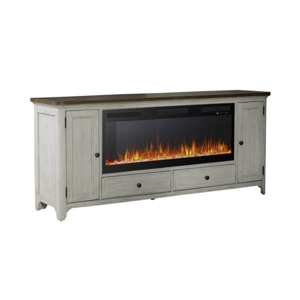 FIRE-BOX-652-80FTS Fireplace TV Consoles 652 80 Inch Console w/ Fire FTS