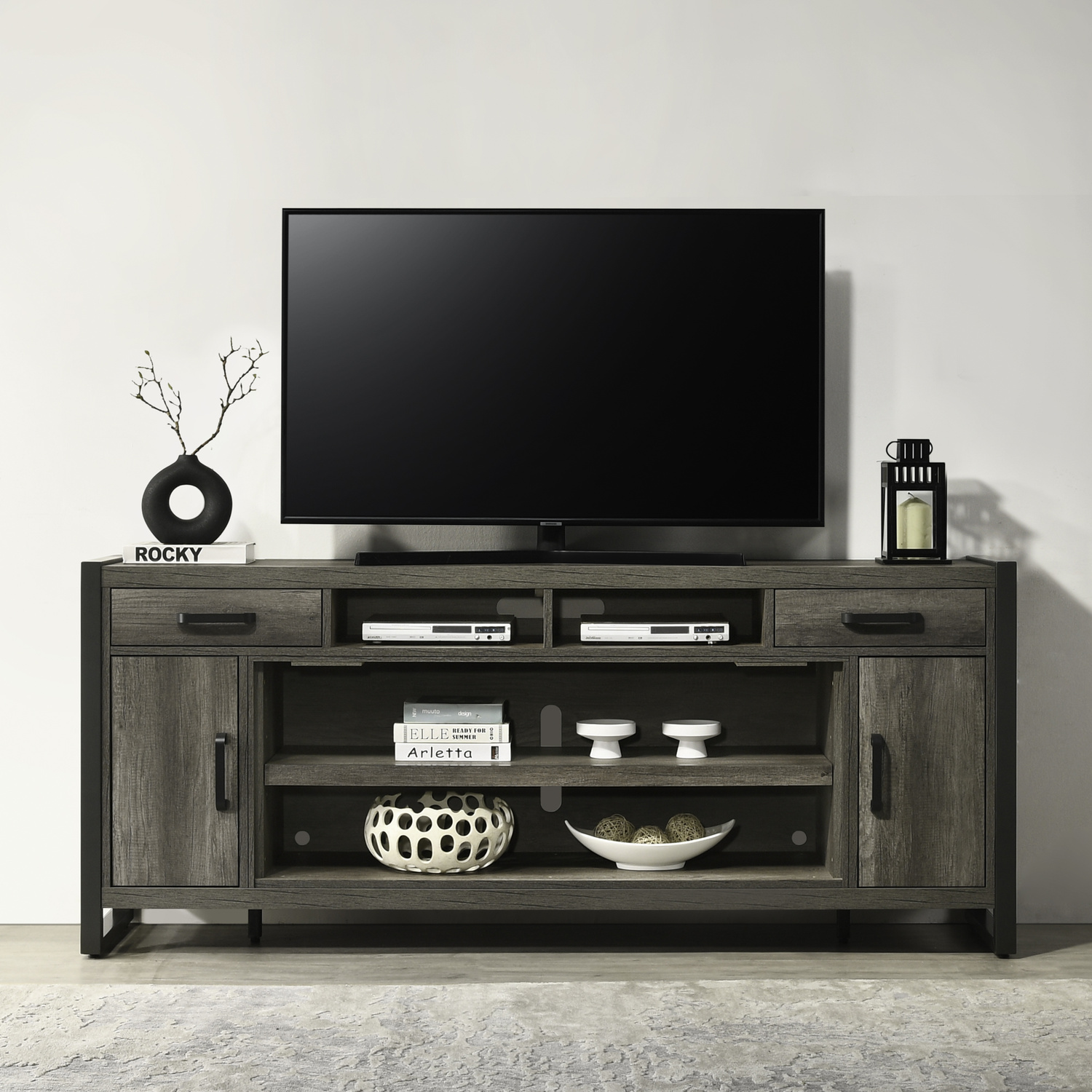 FIRE-BOX-686-78FTS Fireplace TV Consoles 686 78 Inch Console w/ Fire FTS FIRE-BOX-686-78FTS Fireplace TV Consoles 686 78 Inch Console w/ Fire FTS