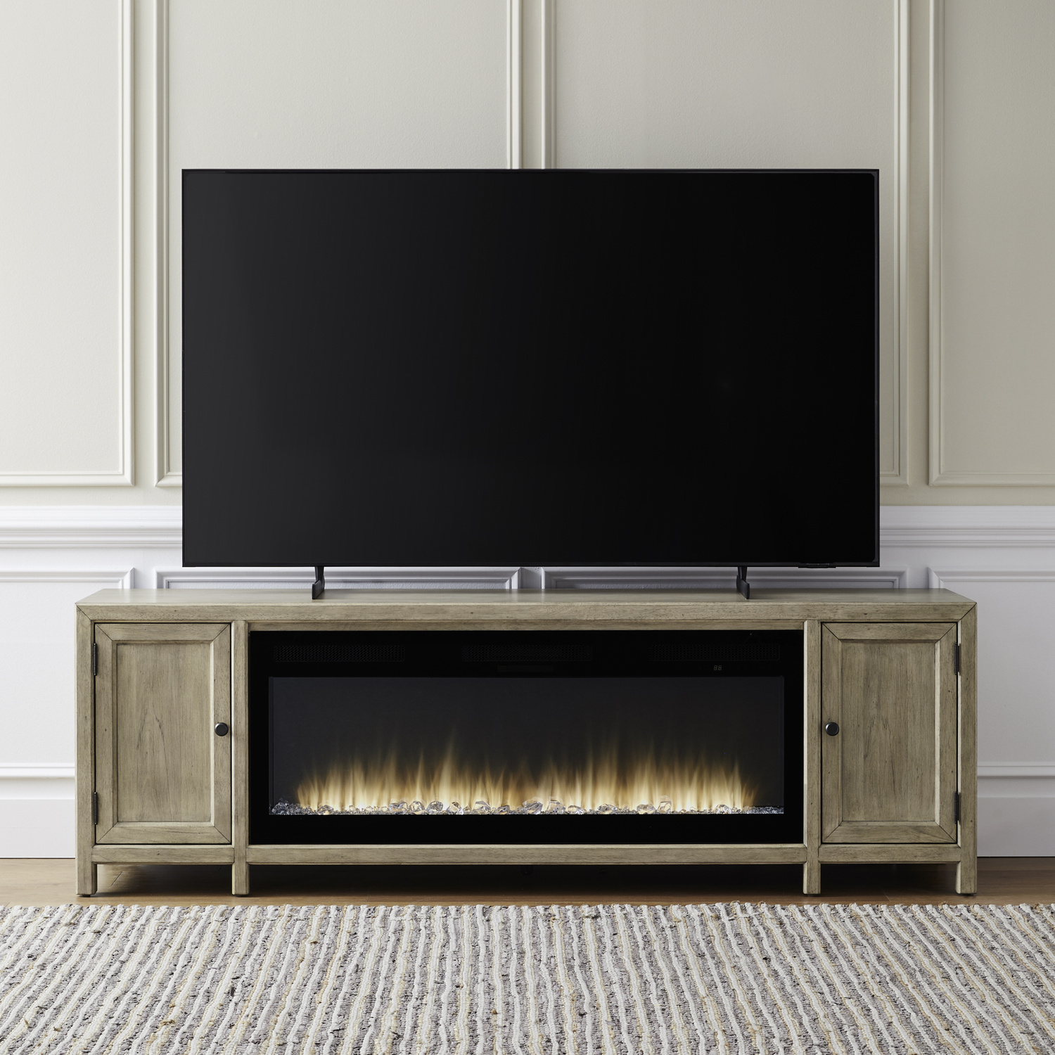 FIRE-BOX-780-82FTS Fireplace TV Consoles 780 82 Inch Console w/ Fire FTS FIRE-BOX-780-82FTS Fireplace TV Consoles 780 82 Inch Console w/ Fire FTS