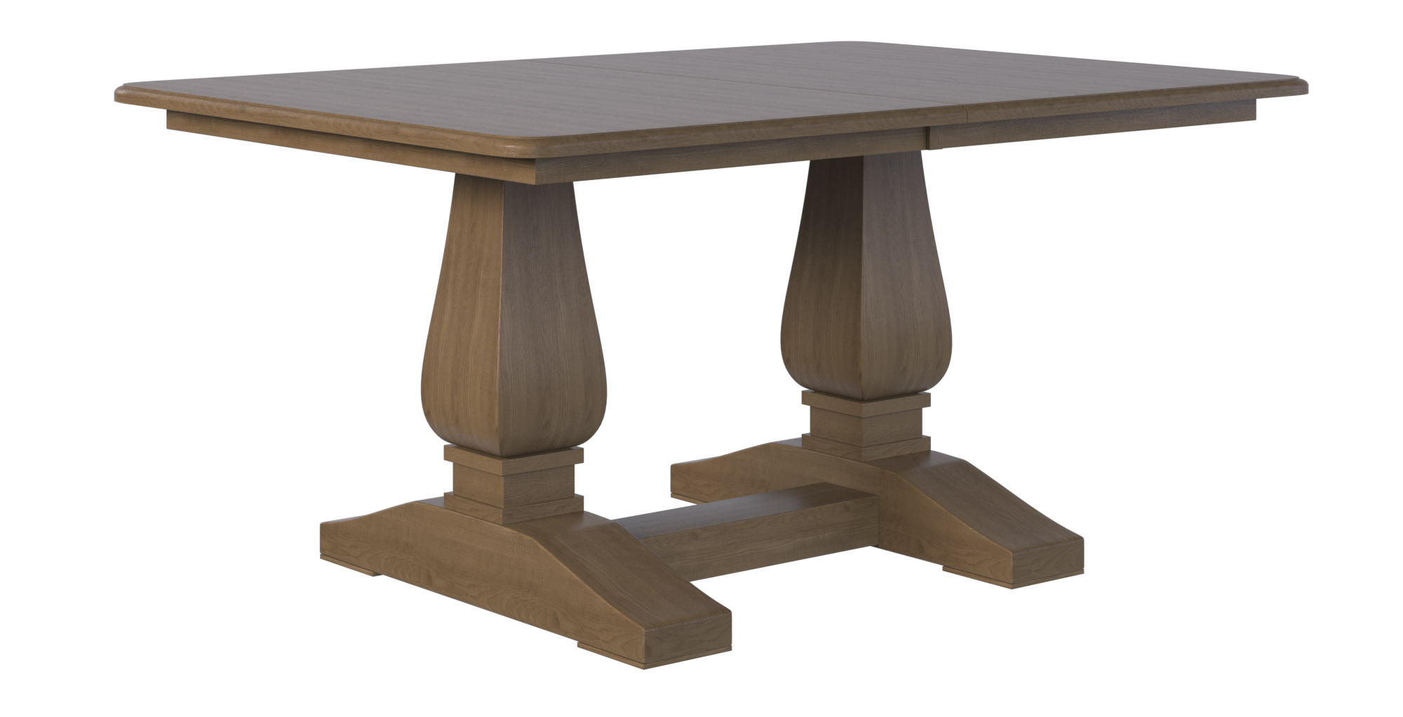 Country View Woodworking IR-DP4266SBM Irvine 42'' X 66'' ( solid top ) ( T04 - E04 - DP07 ) Brown Maple Country View Woodworking IR-DP4266SBM Irvine 42'' X 66'' ( solid top ) ( T04 - E04 - DP07 ) Brown Maple