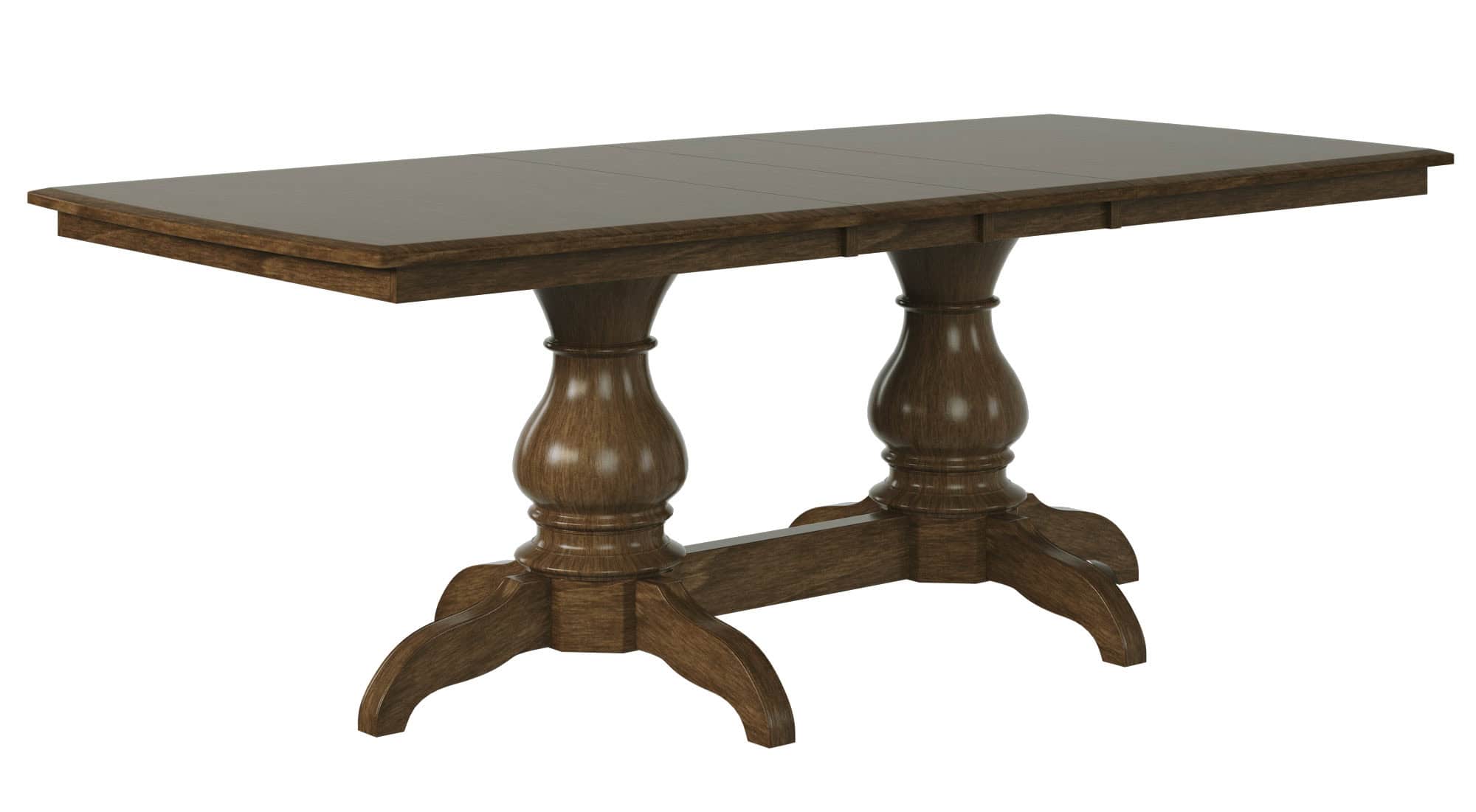 Country View Woodworking NO-DP42604H Norfolk 42'' X 60'' x 104'' ( 4-11'' self stor leaves ) ( T01 - E02 - DP09 )Hickory Top - Brown Maple Aprons & Base Country View Woodworking NO-DP42604H Norfolk 42'' X 60'' x 104'' ( 4-11'' self stor leaves ) ( T01 - E02 - DP09 )Hickory Top - Brown Maple Aprons & Base