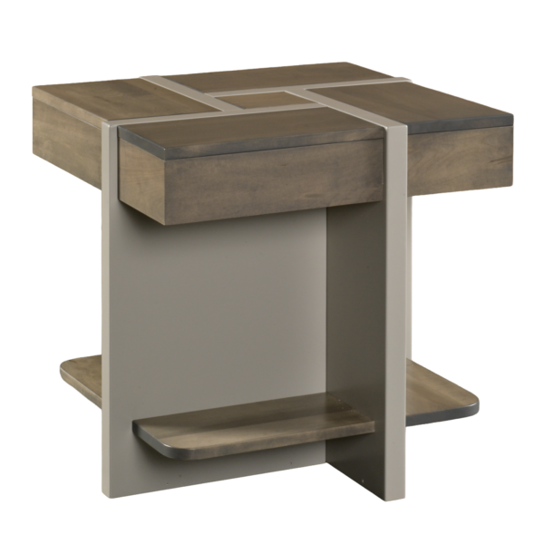 Country View Woodworking OT-EL2424ETWM Wormy Maple Elements End Table