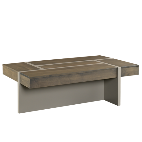 Country View Woodworking OT-EL3656CTWM Wormy Maple Elements Coffee Table