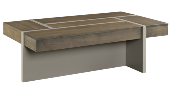 Country View Woodworking OT-EL3656CTBM Brown Maple Elements Coffee Table
