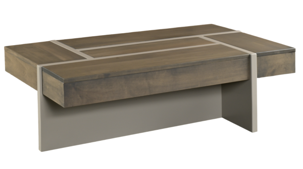 Country View Woodworking OT-EL4256CTBM Brown Maple Elements Coffee Table